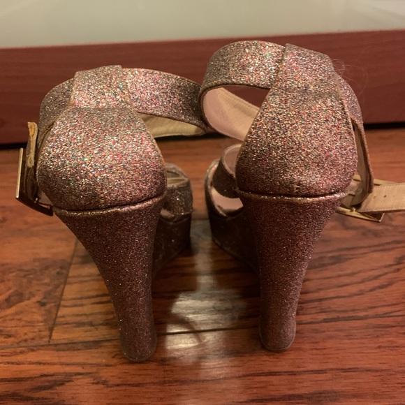 Sparkly Jimmy Choo platform heels sandals - Picture 3 of 3